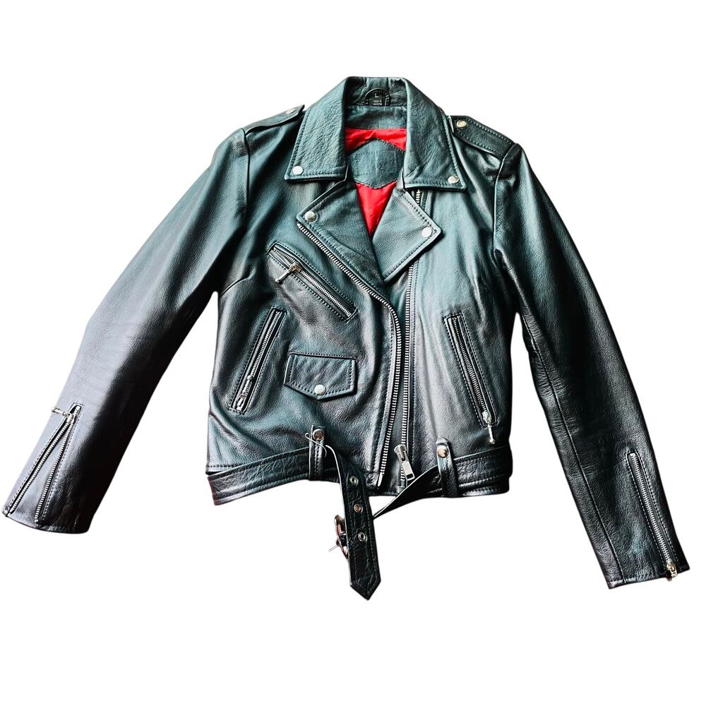 Straight To Hell Leather Jacket size L
